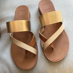 Dolce Vita Paddy Sandal Gold Size 6